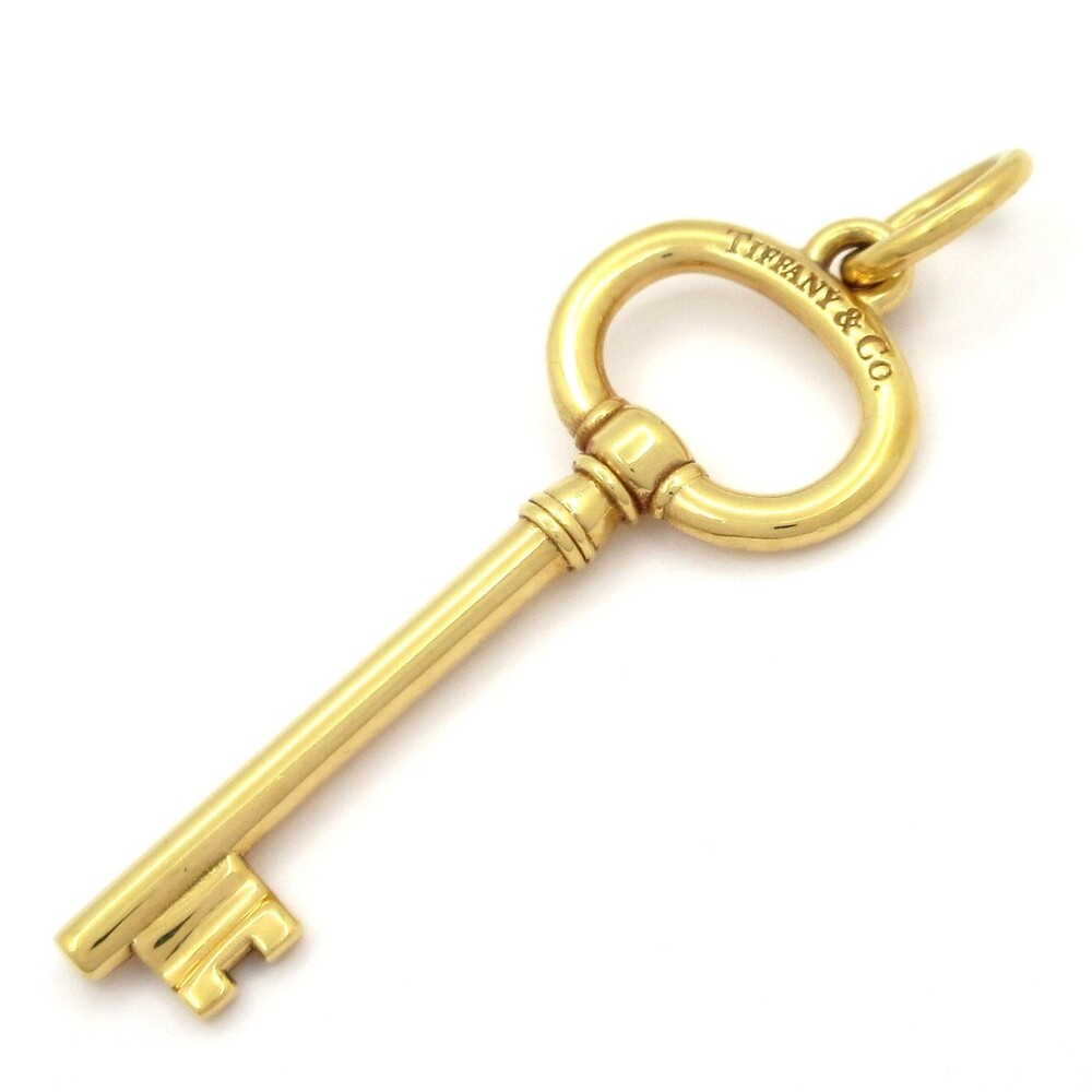 Tiffany&Co. Oval Key 18K Yellow Gold #326128T81B
